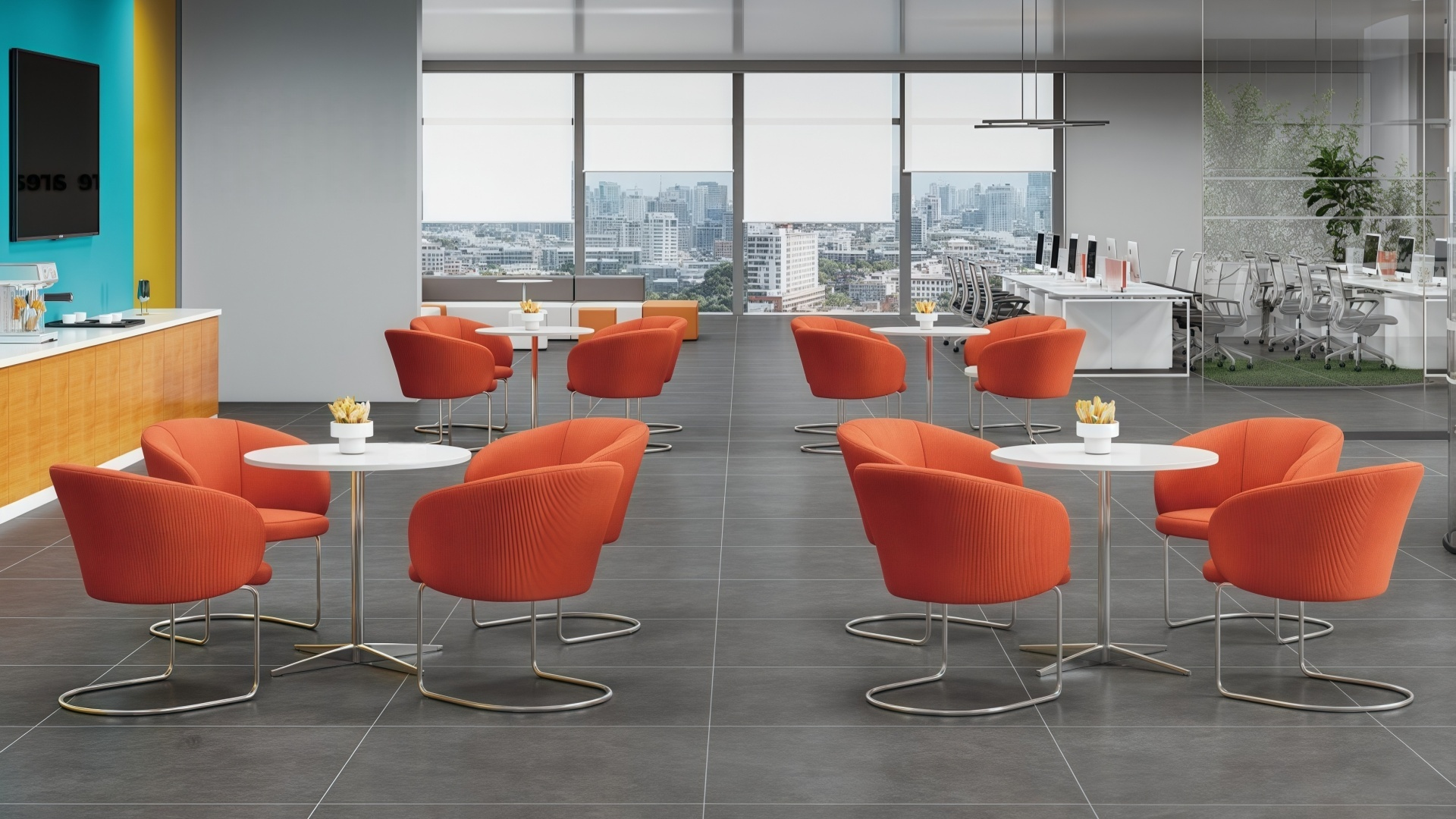 reception seating (6) места для приема (6)