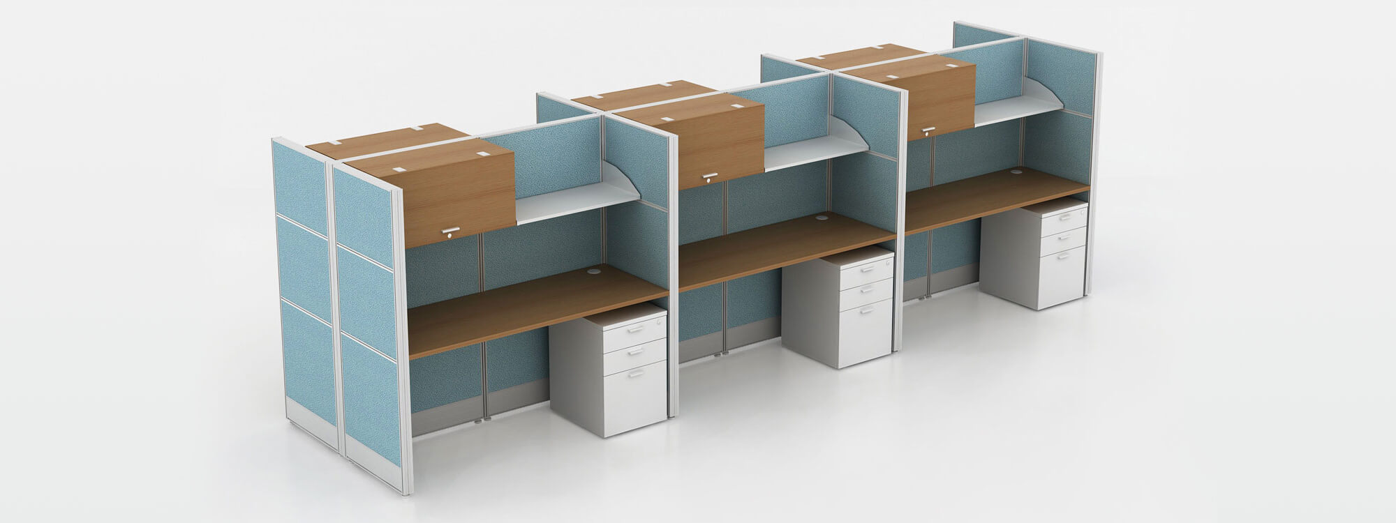 Крутая кабина колл-центра — это частично закрытое офисное рабочее пространство, которое отделено от соседнего рабочего пространства перегородками.