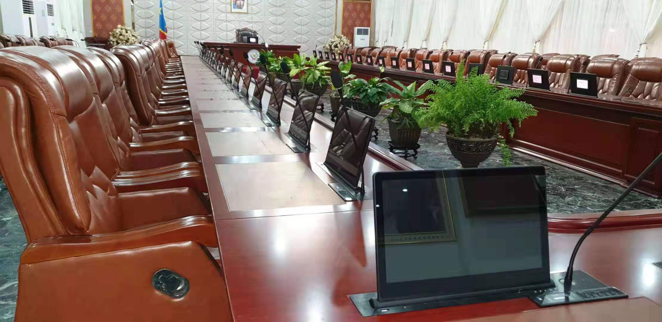 鸿业刚果金总统府同声传译系统家具16