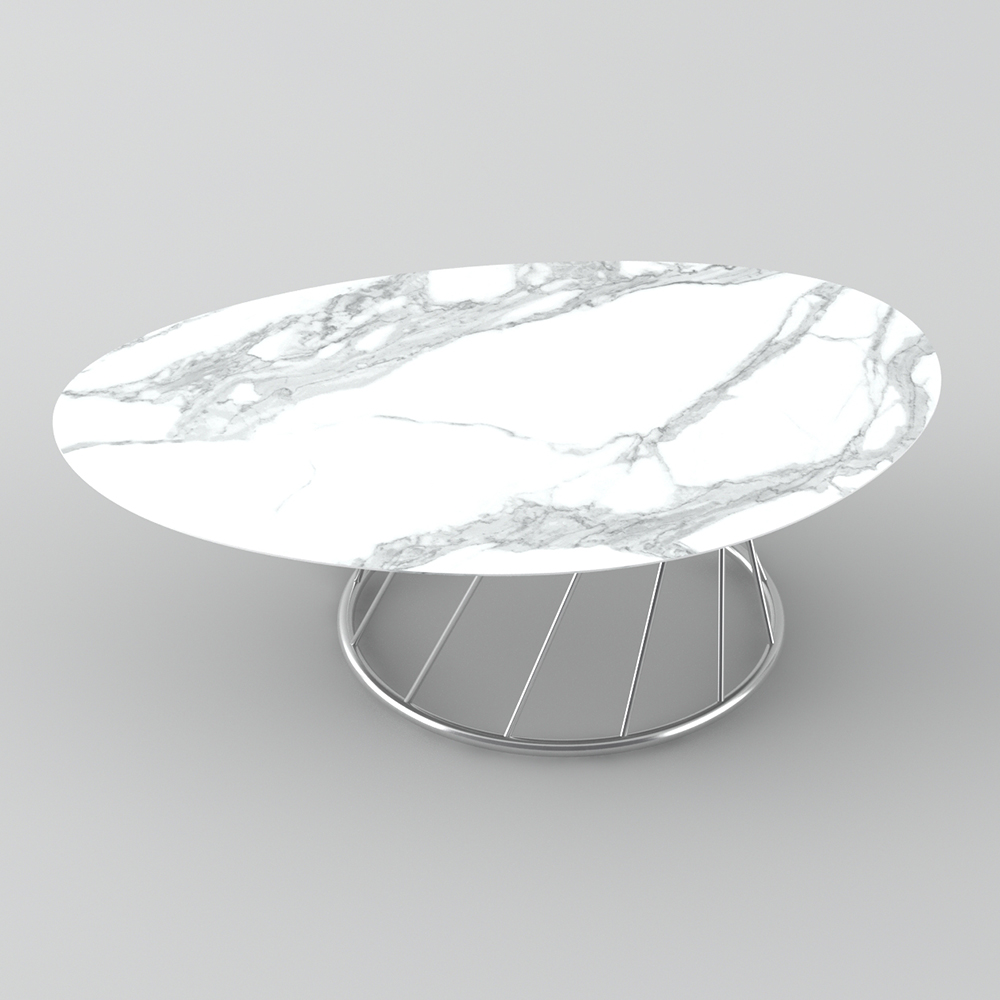 Роскошный журнальный столик из спеченного камня по индивидуальному заказу