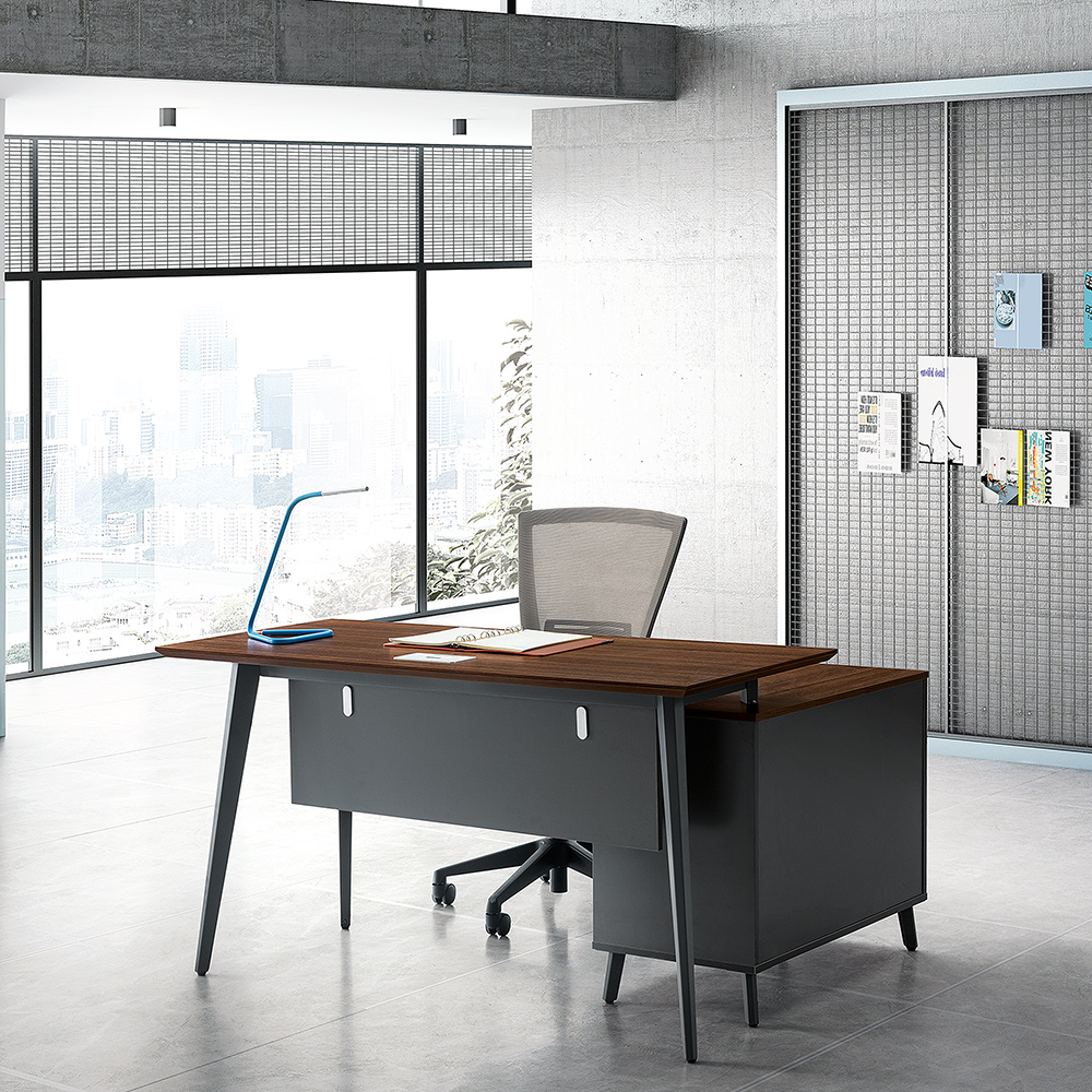 L-образный стол офисная мебель с Hutch