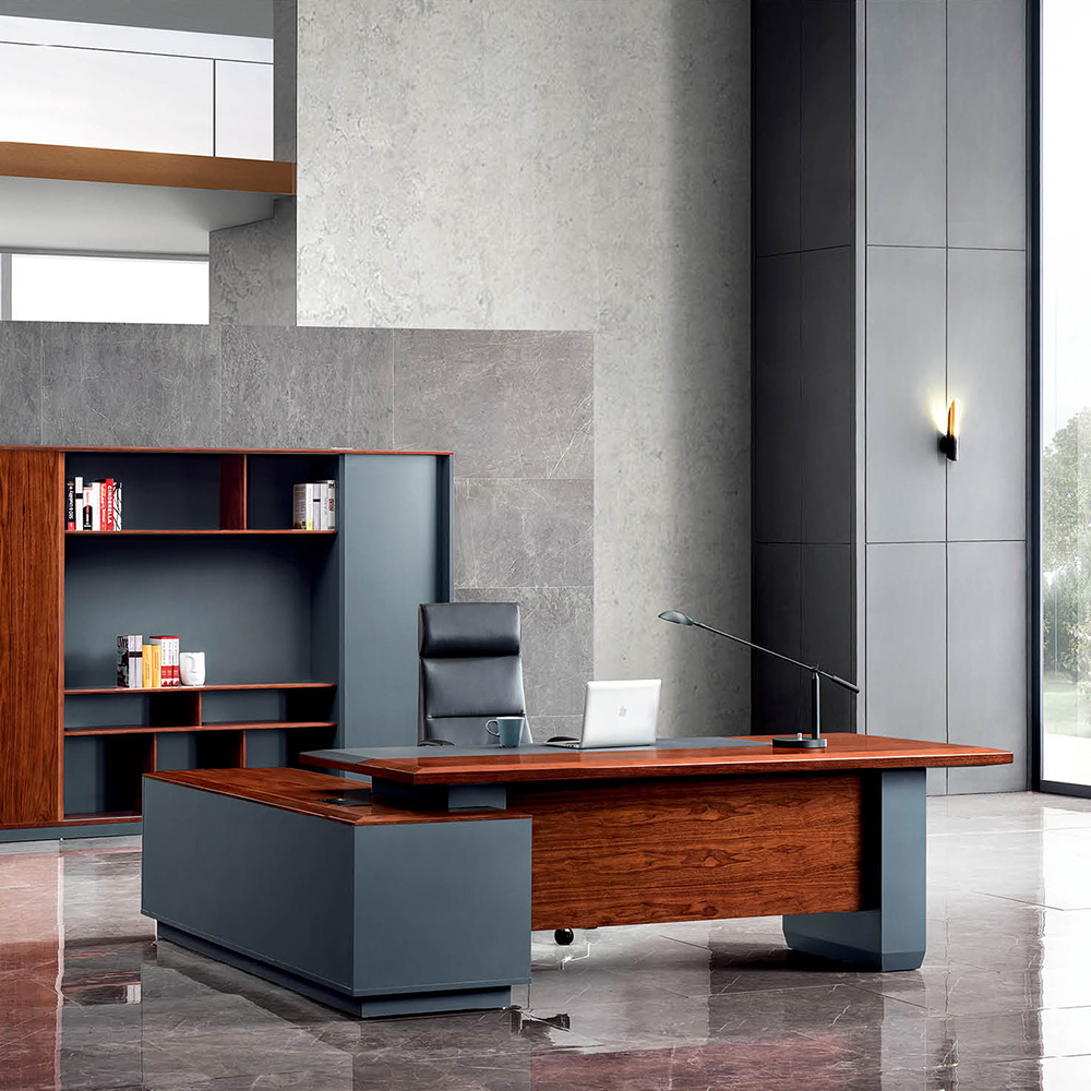 L-образный стол для коммерческого офиса