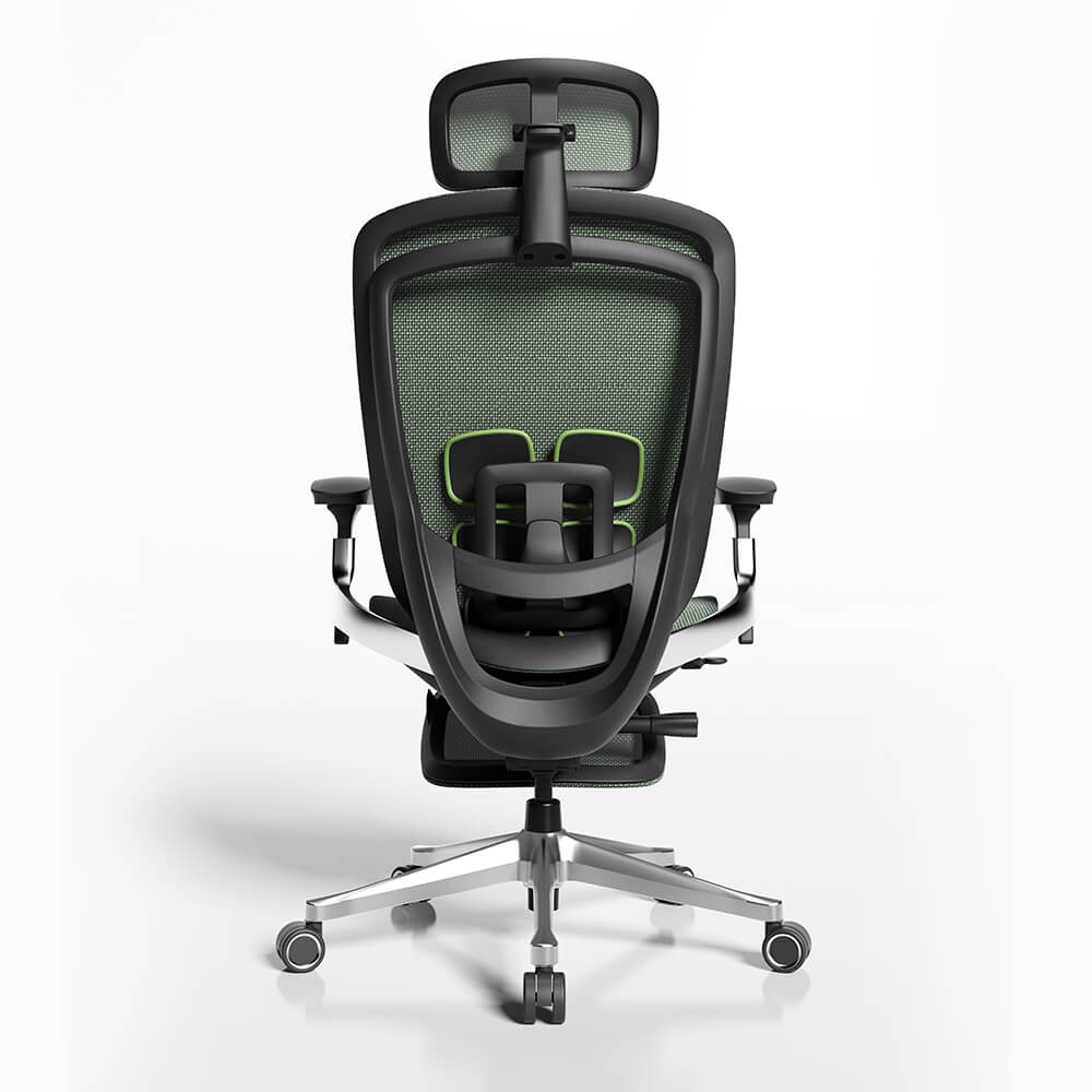Сетчатое офисное кресло с поясничной поддержкой