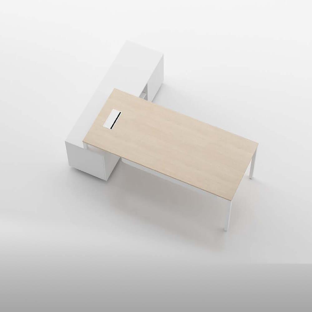 L-образный компьютерный рабочий стол