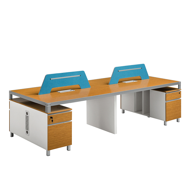 Современная офисная рабочая станция Bambu|Для 4 человек|Четыре места