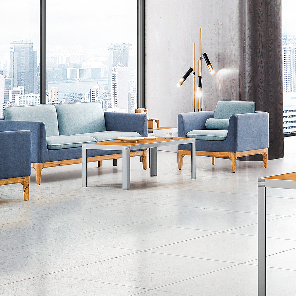 Журнальный столик с бамбуковой текстурой серии Jiangnan