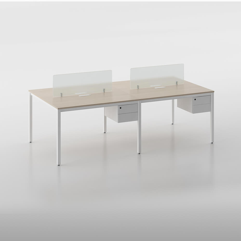 Рабочий стол на 4 человека для офиса