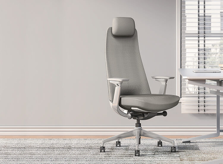 Роскошный стул с высокой спинкой и колесами