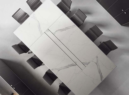 Стол для конференц-залов из спеченного камня серии TAULA